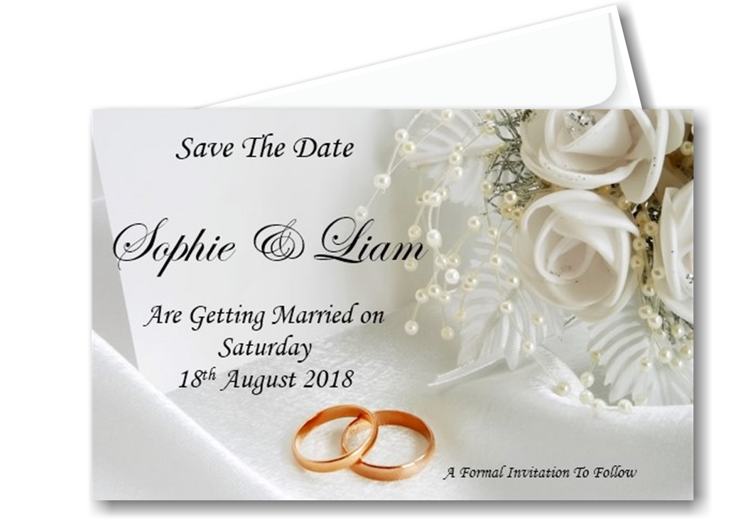 Save The Date Cards Ref SD-WR