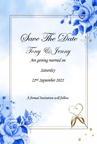 Save The Date Cards Ref SD5